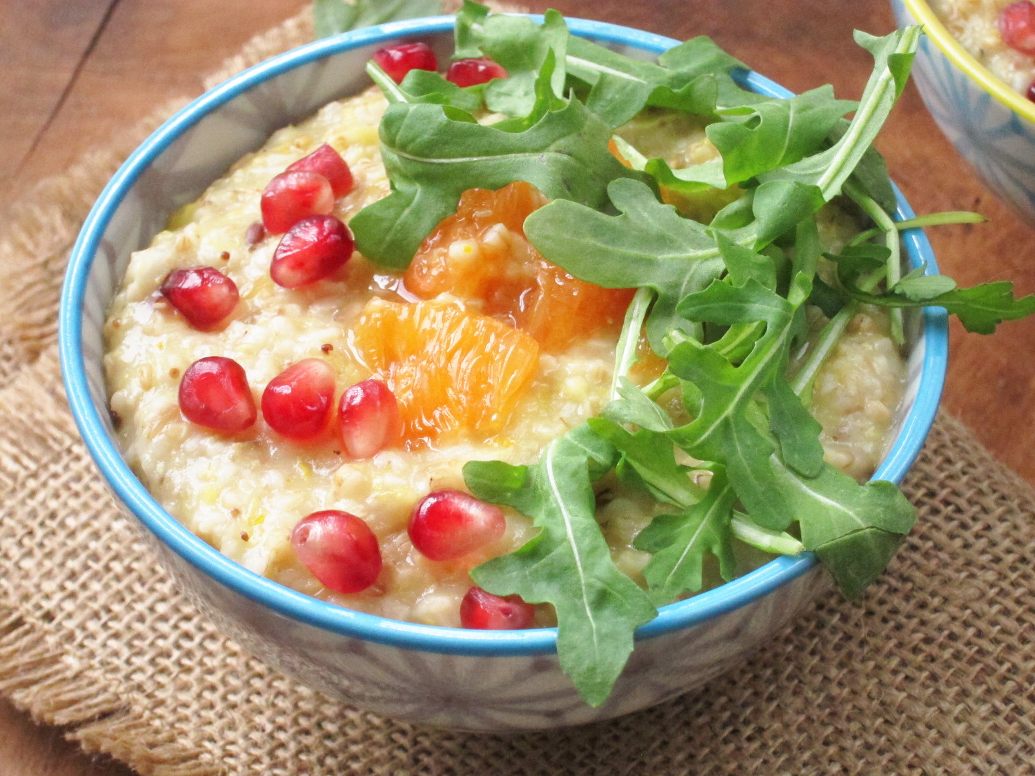 savory-citrus-arugula-steel-cut-oatmeal-the-oatmeal-artist