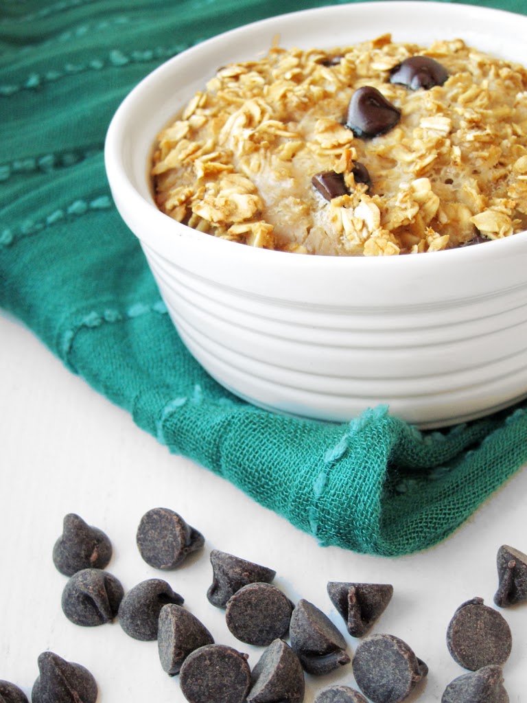 Chocolate Chip Cookie Baked Oatmeal | The Oatmeal Artist